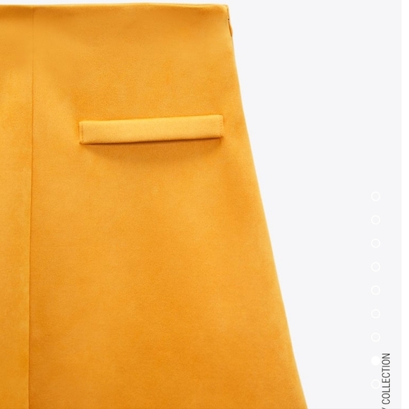 Zara Faux Suede Mini Skirt NWT - Picture 5 of 5